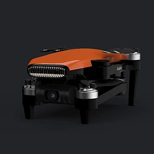 LMGKS GPS Drone, FPV Remote Control Drone with Camera 1080P high-Definition WiFi Real-time Video, Automatic Return to Home, Altitude Keeping, Follow me and Carrying case, Black(Orange)