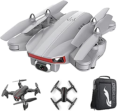 XZRUK Drone with Camera GPS Drone with 4K Camera, Brushless Motor 5G WiFi Transmission FPV Live Video Drone, RC Quadcopter with Auto Return Home, Follow Me, Waypoints, Circle Fly, for Adults and B