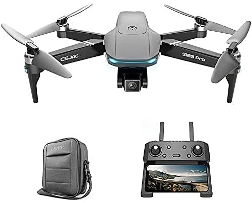 XZRUK Drone Quadcopter 6K Camera Live Video for GPS 56min Flight Time Return Home 5G WiFi Transmission FPV Drone Camera 3000m Control Range Brushless Motor Auto Hover Battery*2 XZRUK Drone Quadcopter 6K Camera Live Video for GPS 56min Flight Time Return Home 5G WiFi Transmission FPV Drone Camera 3000m Control Range Brushless Motor Auto Hover Battery*2