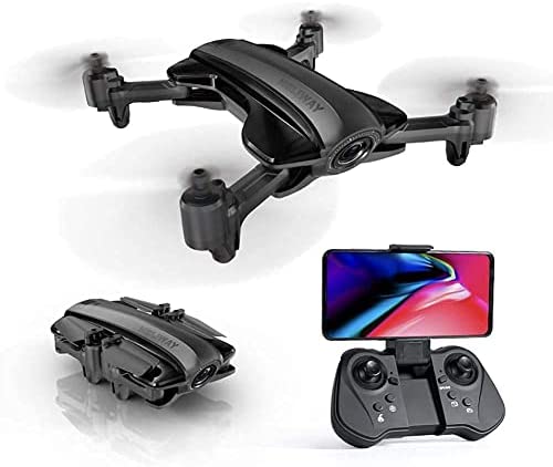 LMGKS Drone, Drones Camera for Adults 1080P HD, GPS FPV Foldable Drone for Beginners with Auto Return Home, Follow Me, Circle Fly, Tap Fly, Electric Fence