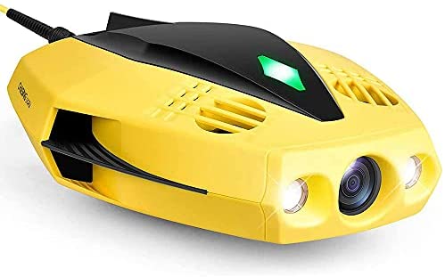 zsliap Application Remote Control Under Water Robot Fish Finder Connect to WiFi Gifts for Adults and Children HD Drone Submarine 1080p Can Be Viewed Multifunctional RC Boat Suspended