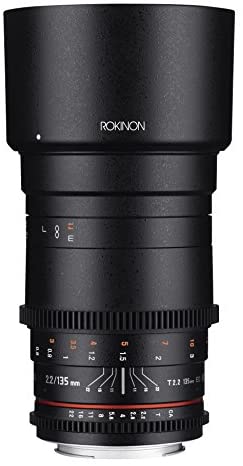 Rokinon Cine DS 135mm T2.2 ED UMC Telephoto Cine Lens for Canon EF Digital SLR Cameras Rokinon Cine DS 135mm T2.2 ED UMC Telephoto Cine Lens for Canon EF Digital SLR Cameras