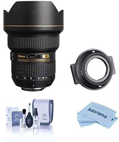 Nikon 14-24mm f/2.8G ED-IF AF-S NIKKOR Lens F/DSLR Cameras - Bundle with NiSi 150mm Filter Holder AF-S 14-24mm f/2.8G Lens, Cleaning Kit, Microfiber Cloth
