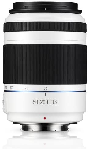 Samsung NX 50-200mm f/4.0-5.6 OIS Zoom Camera Lens (White)