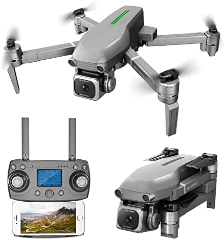 YALAER Drones with Camera for Adults 4K, 1-3 Batteries 25-75 Mins Flight Time, Brushless Motor, Level 6 Wind Resistance, 5G FPV Transmission, GPS Auto Return Home (Size : 3 x Battery)
