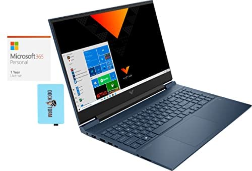 HP Victus 16 Gaming & Entertainment Laptop (Intel i5-11400H 6-Core, 64GB RAM, 2x8TB PCIe SSD RAID 1 (8TB), GeForce RTX 3050, 16.1