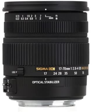 Sigma 17-70mm f/2.8-4 DC Macro OS HSM Lens for Canon Mount Digital SLR Cameras