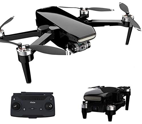 LPMGL Drone with 4K 3-Axis Gimbal Camera 5Km 5G WiFi FPV Transmission Range 70 Minutes Flight Time Battery*2 Adult Drone Brushless RC Quadcopter (Black)(Black)