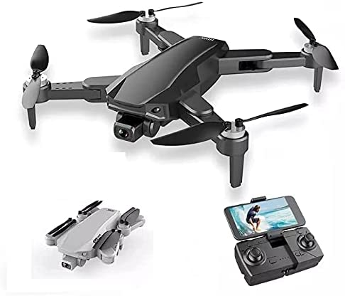 XZRUK GPS 3km Drone 30 Minutes Adults Drone with 6K Dual HD Camera 5G WiFi FPV Professional Aerial Photography Brushless Motor Quadcopter Foldable Drones(Battery*5)