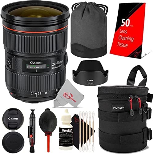 EF 24-70mm f/2.8L II USM Lens + Accessory Kit - Import Model