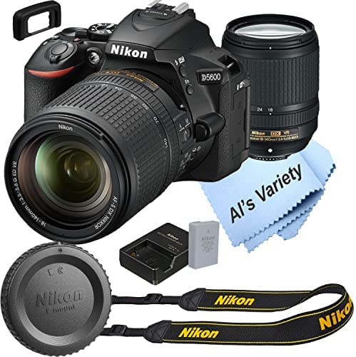 Nikon D5600 DSLR Camera Kit with 18-140mm VR Lens | Built-in Wi-Fi|24.2 MP CMOS Sensor | EXPEED 4 Image Processor and Full HD 1080p Video Recording at 60 fps| SnapBridge Bluetooth Connectivity