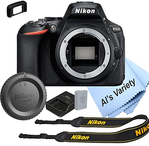 Nikon D5600 DSLR Camera Body Bundle (No Lens) with Built-in Wi-Fi|24.2 MP CMOS Sensor | EXPEED 4 Image Processor and Full HD 1080p Video Recording at 60 fps +Micro Fiber Cloth