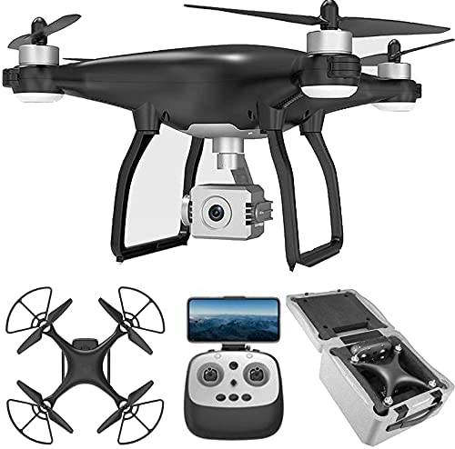 XZRUK Drone with Camera 3-Axis Gimbal Drone with 4K Camera for Adults Kids 2000 Meters Remote Control Distance 1Hours Flight Time Follow Me GPS Auto-Return Portable Carry case and Two Original Bat