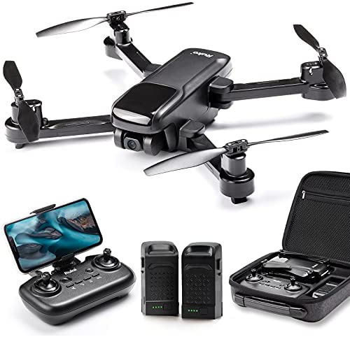 Ruko Drones with Camera for Adults 4k, 40 Mins Flight Time, Foldable FPV GPS Drones for Beginners with Live Video, Follow Me, Auto Return Home, Encircling Flight(2 Batteries and Carrying Case)