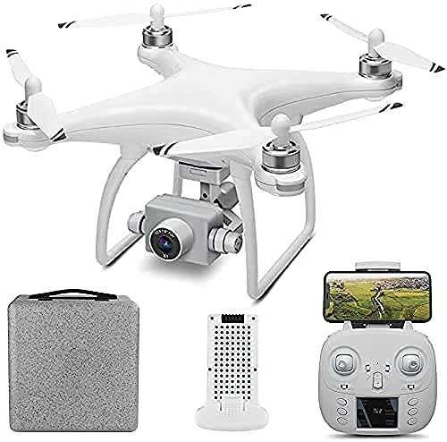 XZRUK Drone with Camera GPS Drone with Camera, 4K HD FPV Live Video with Background Music, Auto Return Home, Follow Me, Tap Fly, Foldable RC Quadcopter with Batteries, for Adults and Beginners