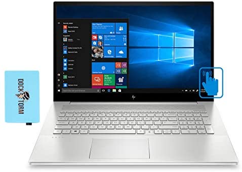 HP Envy 17t CG 17.3″ Touch FHD Laptop (Intel i7-1165G7 4-Core, 64GB RAM, 8TB PCIe SSD, Intel Iris Xe, 1920×1080, Backlit KB, FP Reader, WiFi 6, BT 5, Webcam, Win10P) w/Hub HP Envy 17t CG 17.3