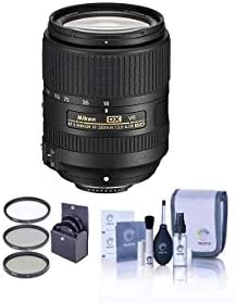 Nikon 18-300mm f/3.5-6.3G ED IF AF-S DX NIKKOR VR Lens - U.S.A. Warranty - Bundle with 67mm Filter Kit, Cleaning Kit