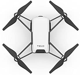 Tello Quadcopter Drone with HD Camera and VR,Powered by DJI Technology and Intel Processor,Coding Education,DIY Accessories,Throw and Fly (Without Controller)