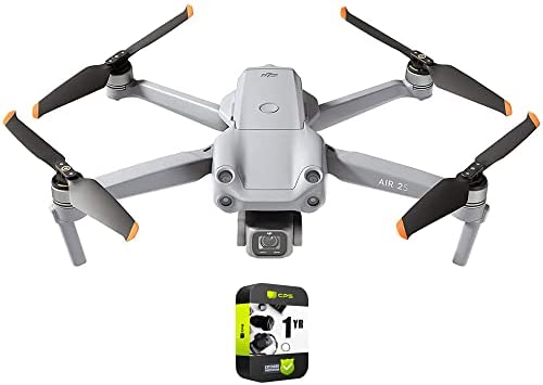 DJI CP.MA.00000354.01 Air 2S Drone Quadcopter with 5.4K Video Gray (Renewed) Bundle with 1 YR CPS Enhanced Protection Pack