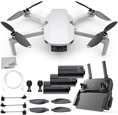 DJI Mavic Mini Portable Drone Quadcopter Ultimate Battery Bundle - CP.MA.00000120.01