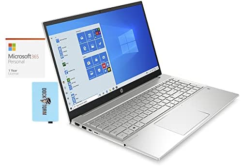 HP Pavilion 15 Home & Business Laptop (Intel i7-1165G7 4-Core, 64GB RAM, 8TB PCIe SSD, Intel Iris Xe, 15.6
