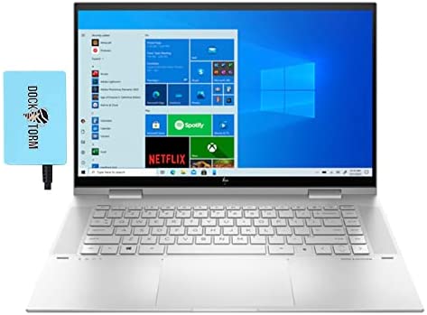 HP Envy x360-15t Home & Business 2-in-1 Laptop (Intel i7-1165G7 4-Core, 64GB RAM, 8TB PCIe SSD, Intel Iris Xe, 15.6