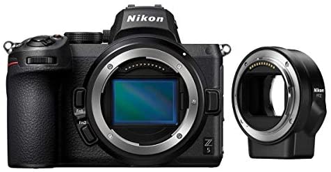 Nikon Z5 Mirrorless Digital Camera Body with Nikon FTZ Mount Adapter Bundle (2 Items)
