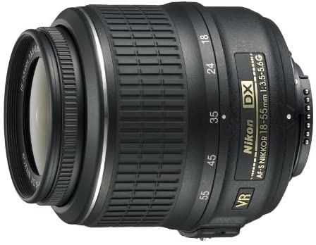Nikon 18-55mm f/3.5-5.6G AF-S DX VR Nikkor Zoom Lens - White Box (New) (Bulk Packaging)
