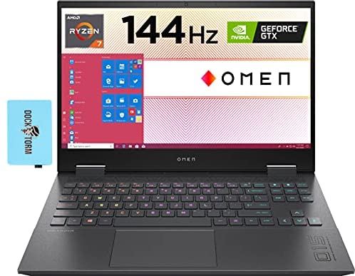HP OMEN 15 Gaming & Entertainment Laptop (Intel i7-10750H 6-Core, 32GB RAM, 8TB PCIe SSD, NVIDIA RTX 3070, 15.6