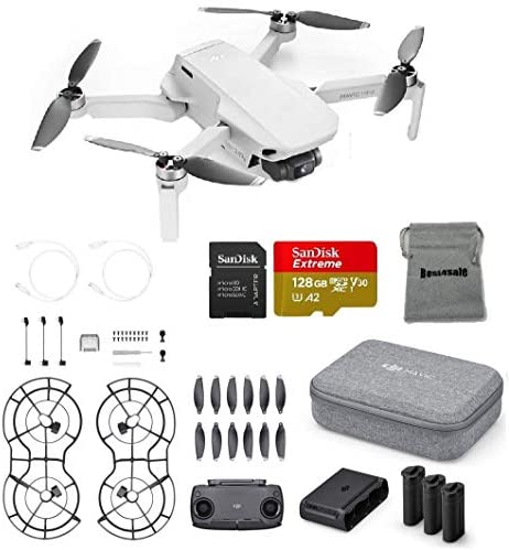 DJI Mavic Mini Fly More Combo Drone FlyCam Quadcopter Bundle with SD Card and More