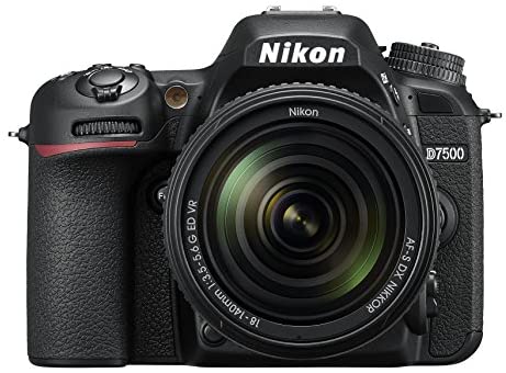 Nikon D7500 20.9MP DSLR Camera with AF-S DX NIKKOR 18-140mm f/3.5-5.6G ED VR Lens, Black (Renewed)