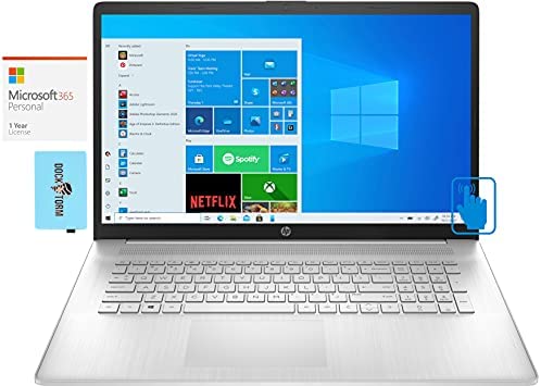 HP 17z-cp000 Home & Business Laptop (AMD Ryzen 5 5500U 6-Core, 64GB RAM, 8TB PCIe SSD, AMD Radeon, 17.3