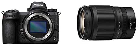 Nikon Z6 Full Frame Mirrorless Camera Body with NIKON NIKKOR Z 24-200mm f/4-6.3 Compact Telephoto Zoom Lens for Nikon Z Mirrorless Cameras