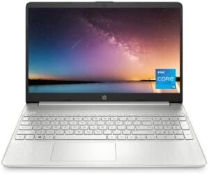 HP 15-inch Laptop, 11th Generation Intel Core i5-1135G7, Intel Iris Xe Graphics, 8 GB RAM, 256 GB SSD, Windows 11 Home (15-dy2024nr, Natural silver)
