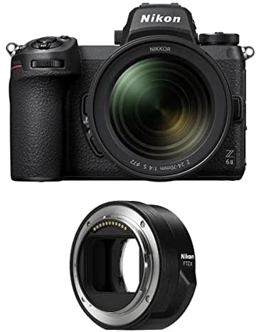 Nikon Z 6II Mirrorless Digital Camera with NIKKOR Z 24-70mm f/4 S Lens Bundle FTZ II Mount Adapter