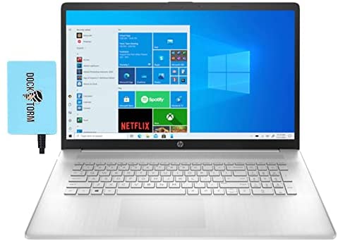HP 17z-cp000 Home & Business Laptop (AMD Ryzen 5 5500U 6-Core, 64GB RAM, 8TB PCIe SSD, AMD Radeon, 17.3