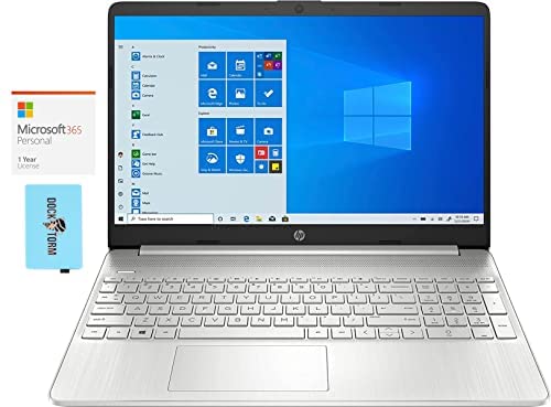 HP 15z Home & Business Laptop (AMD Ryzen 5 5500U 6-Core, 64GB RAM, 8TB PCIe SSD, AMD Radeon, 15.6