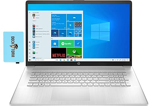 HP 17t-cn000 Entertainment Laptop (Intel i5-1135G7 4-Core, 64GB RAM, 8TB PCIe SSD, MX450, 17.3