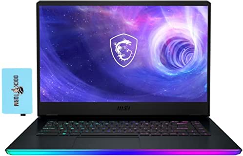 MSI Raider GE66-15 15.6″ 4K UHD 120Hz IPS Gaming Laptop (Intel i9-12900HK 14-Core, 64GB DDR5 4800MHz RAM, 2x8TB PCIe SSD (16TB), GeForce RTX 3080 Ti 16GB, RGB Backlit KYB, WiFi 6, BT 5.2, W10P) w/Hub MSI Raider GE66-15 15.6