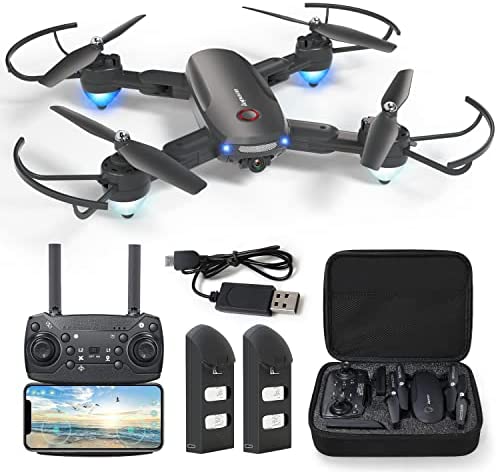 GPS Drone with 4K Camera for Adults Beginner, Dual Camera 5G WiFi FPV Live Video Quadcopter Auto Return Follow Me Foldable Drone 40mins Flight Time Headless(2 Batteries) GPS Drone with 4K Camera for Adults Beginner, Dual Camera 5G WiFi FPV Live Video Quadcopter Auto Return Follow Me Foldable Drone 40mins Flight Time Headless(2 Batteries)