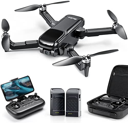 Ruko U11 Pro Drone with 4K Camera for Adults, 52 Min Flight Time, 5G FPV GPS Drone for Beginners with Live Video, Brushless Motor, Auto Return, Follow Me, Circle Fly, RC Quadcopter with 2 Batteries