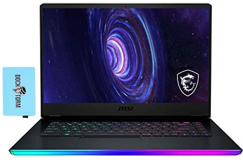 MSI GE66 Raider Gaming & Entertainment Laptop (Intel i9-11980HK 8-Core, 64GB RAM, 2x8TB PCIe SSD RAID 1 (8TB), RTX 3080, 15.6