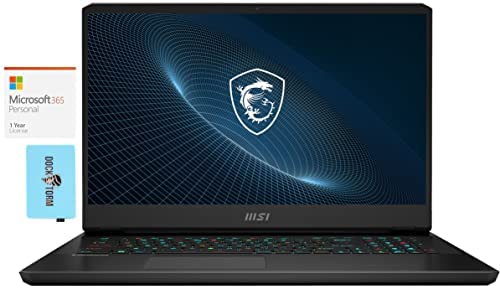 MSI Vector GP76-17 Gaming & Entertainment Laptop (Intel i7-12700H 14-Core, 64GB RAM, 2x8TB PCIe SSD RAID 0 (16TB), RTX 3080, 17.3