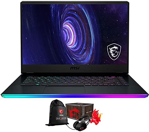 MSI GE66 Raider Gaming & Entertainment Laptop (Intel i9-11980HK 8-Core, 64GB RAM, 2x8TB PCIe SSD RAID 1 (8TB), RTX 3080, 15.6