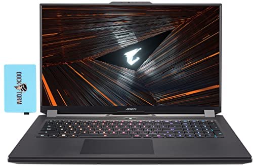 Gigabyte AORUS 17 XE4 Gaming Laptop (Intel i7-12700H 14-Core, 64GB RAM, 2x8TB PCIe SSD (16TB), RTX 3070 Ti, 17.3
