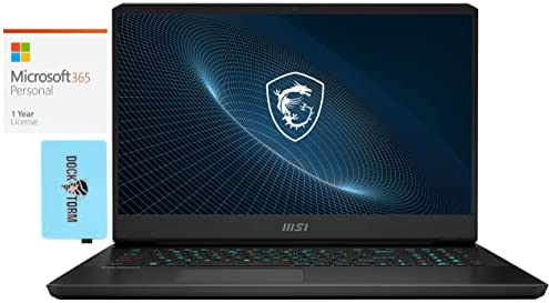 MSI Vector GP76 -17 Gaming & Entertainment Laptop (Intel i7-12700H 14-Core, 64GB RAM, 2x8TB PCIe SSD RAID 0 (16TB), RTX 3070 Ti, 17.3