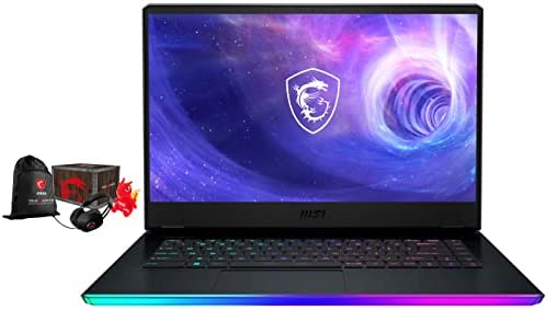 MSI Raider GE66 12UGS Gaming Laptop (Intel i7-12700H 14-Core, 64GB DDR5 4800MHz RAM, 2x8TB PCIe SSD RAID 0 (16TB), GeForce RTX 3070 Ti, 15.6
