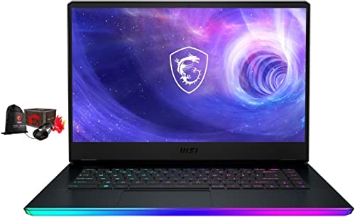 MSI Raider GE66-15 Gaming & Entertainment Laptop (Intel i7-12700H 14-Core, 64GB DDR5 4800MHz RAM, 2x8TB PCIe SSD RAID 0 (16TB), GeForce RTX 3080 Ti, 15.6