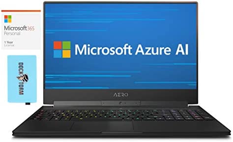 Gigabyte AERO 15 Classic XA-F74ADP Gaming Laptop (Intel i7-9750H 6-Core, 64GB RAM, 2x8TB PCIe SSD RAID 0 (16TB), RTX 2070, 15.6