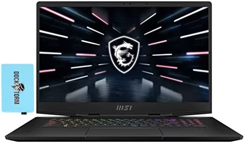 MSI Stealth GS77 -17 Gaming & Entertainment Laptop (Intel i9-12900H 14-Core, 64GB DDR5 4800MHz RAM, 2x8TB PCIe SSD RAID 0 (16TB), GeForce RTX 3070 Ti, 17.3″ 240Hz Win 11 Pro) with Hub MSI Stealth GS77 -17 Gaming & Entertainment Laptop (Intel i9-12900H 14-Core, 64GB DDR5 4800MHz RAM, 2x8TB PCIe SSD RAID 0 (16TB), GeForce RTX 3070 Ti, 17.3